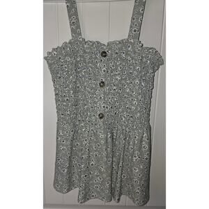 Wallflowers Boho Smocked Babydoll Tank Medium